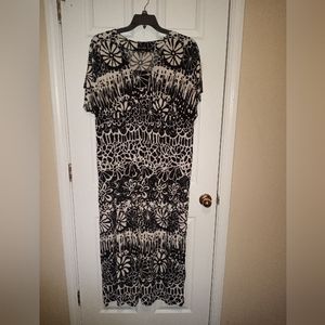 New Directions Black and White Casual Dress/Lounge wear Size 18W